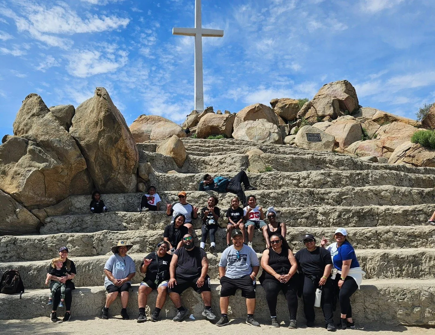 The church at the cross on Mount Rubidoux.